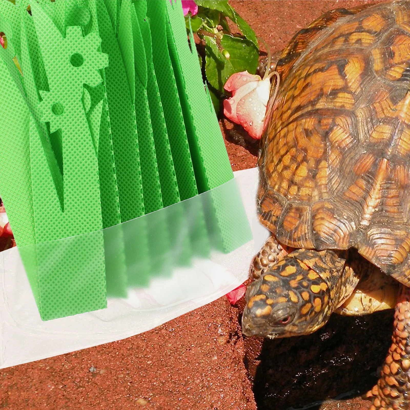 

Reptile Box Humidifier Safe Non Electric High Efficiency Moisture Diffuser for Terrarium Tortoise Tank Fake Plant Decor Reptile