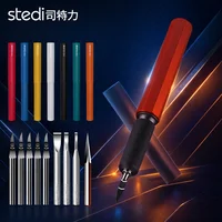 Stedi High Hardness Tungsten Steel Scriber - Model Chisels Scribing Line Tool for Plastic Model Kits Detail-up Push Hobby Knife 2