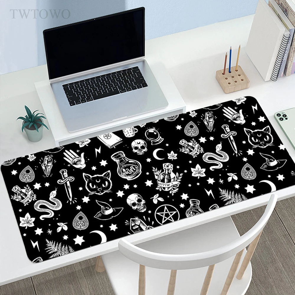 

Witches Moon Tarot Mouse Pad Gamer Large New Home keyboard pad Desk Mats Office Anti-slip Gamer Mice Pad Desktop Mouse Pad