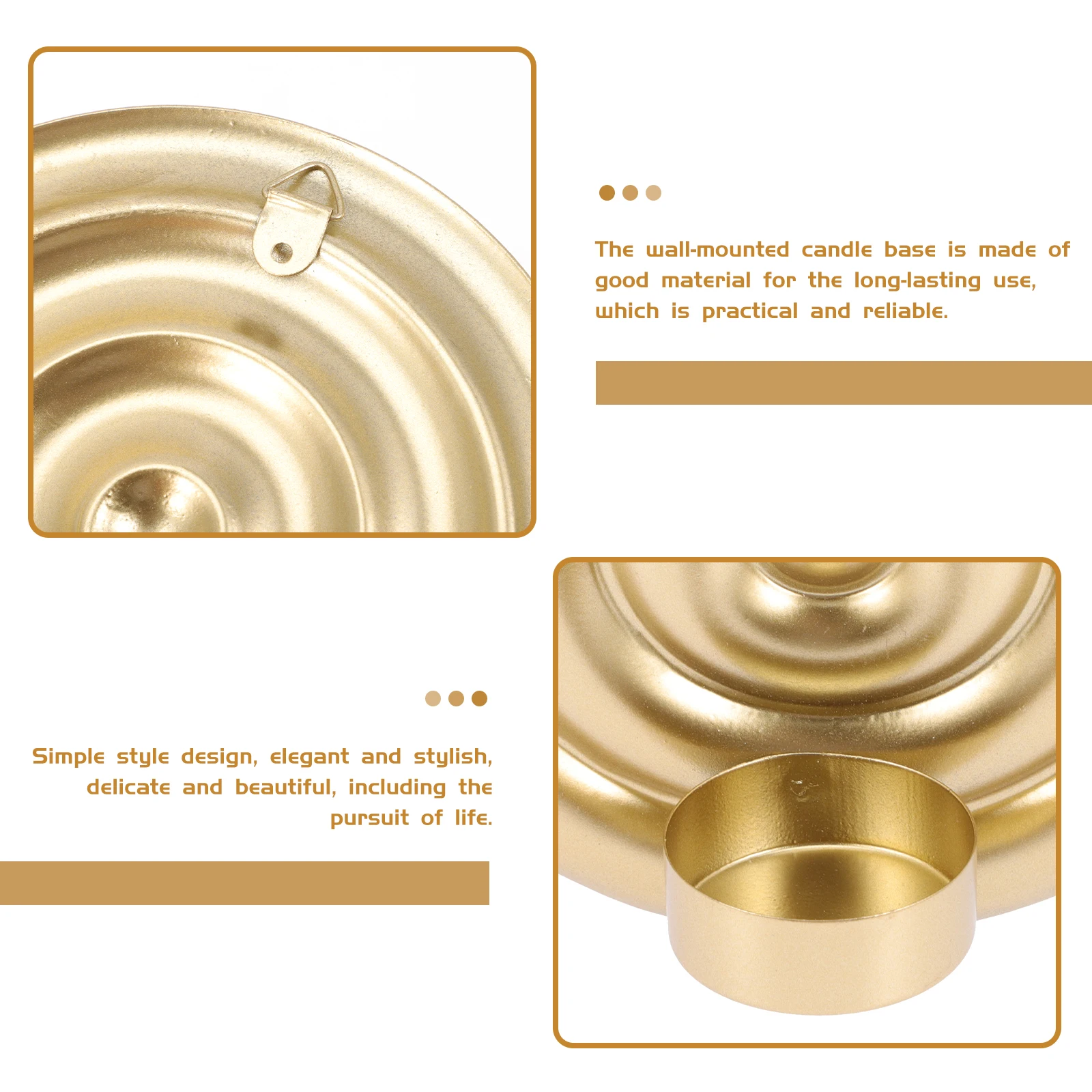 

Wall C Sconce Wall mounted Holder Golden Party Hanging C leholder Exquisite Decor Stylish Home Bar Restaurant