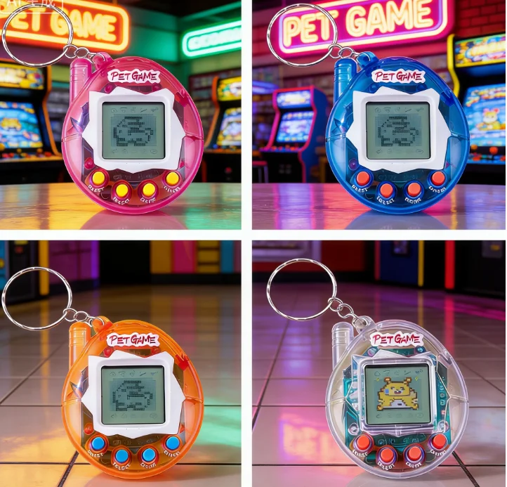 

1PCS 90S Nostalgic Tamagotchi Electronic Pets Cat Educational Funny Virtual Cyber Pet Toy Gift Christmas Birthday Children Toys