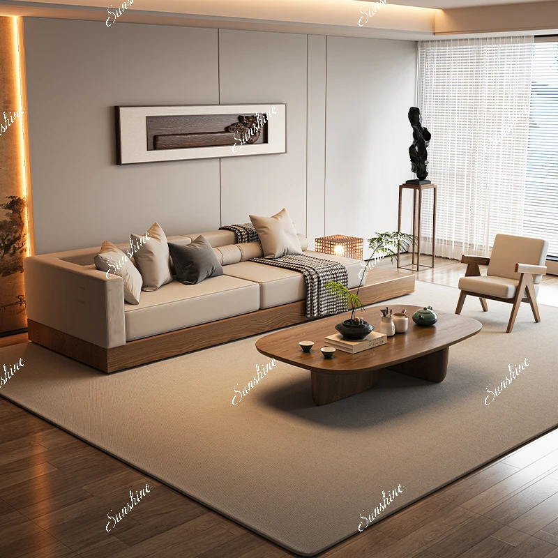 Song's aesthetic sofa new Chinese solid wood furniture combination