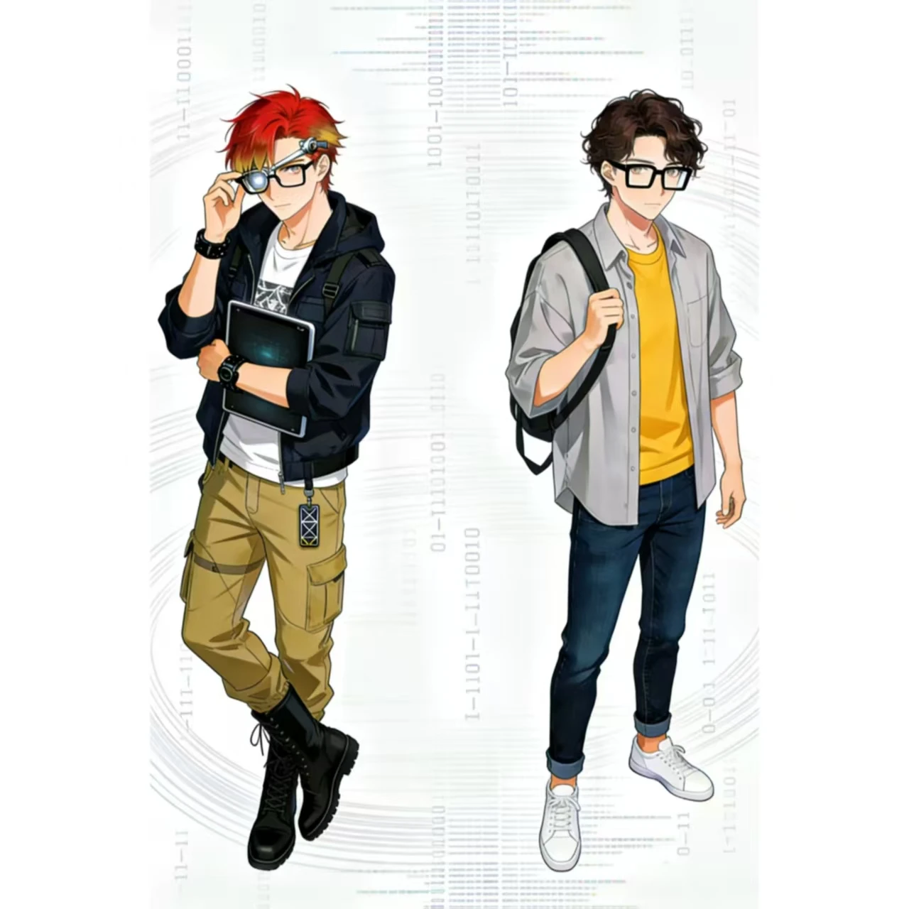 

Anime male Body Pillow 2d manga Soft Custom Double-side Print Hugging Body Pillowcase life size Cover Dakimakura Cosplay