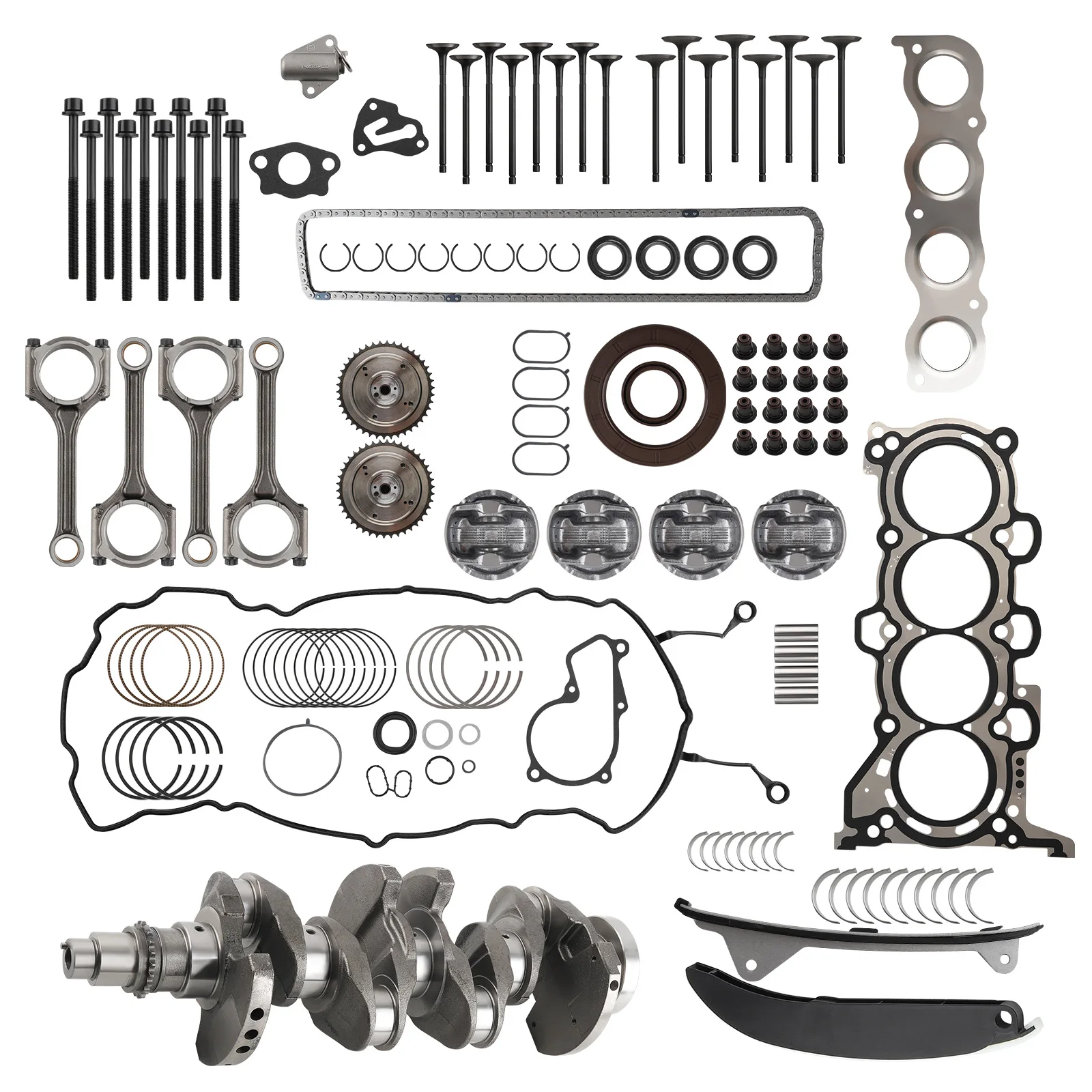 Rebuild Overhaul Kit For Hyundai Tucson for  Kia Soul Forte 2017-20 2.0L G4NC Engine  23510-2E410    23510-2E400