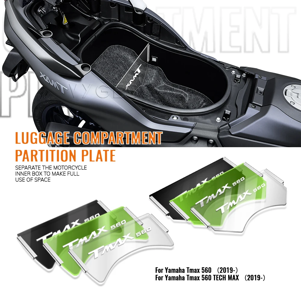 Luggage Compartment Partition Plate For Yamaha Tmax 560 T-max 560 TECH MAX 2019- Trunk Separator Compartment Isolation Plate