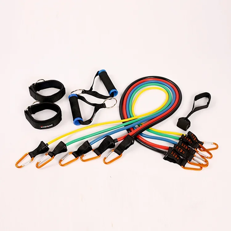 

Resistance Workout Fitness Kit Gym Pull Ropes Arm Muscle Training Resistance Bands Tube Set For Men And Women