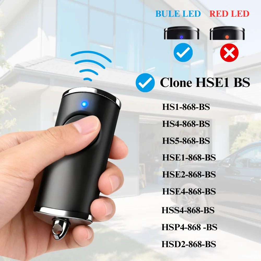 100PCS 868MHz Handsender Klon HORMANN HSE4-868-BS Fernbedienung