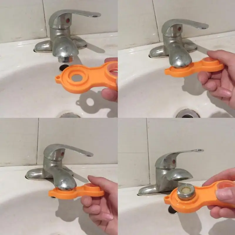 Faucet Bubbler Wrench Water Outlet Aerator Universal Wrench Faucet Nozzle Filter Repair Tool Replacement Disassembly Tool Spanne