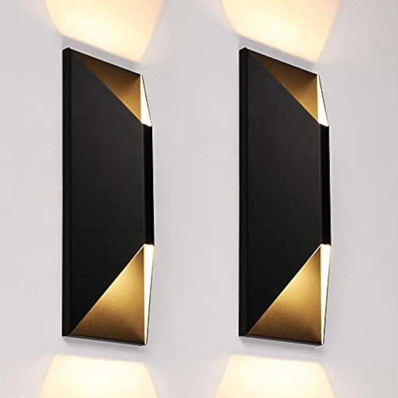 

Dimmable LED Up Down Wall Light, 100-277V, CRI 90+, UL Listed IP65 Waterproof, 10%-100% Dimmable for Commercial Outdoor