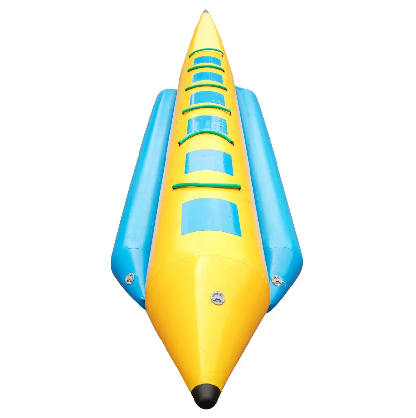 PVC Inflatable Banana Boat 8 Seater Durable Eco-Friendly Outboard Sport Boat For Sale