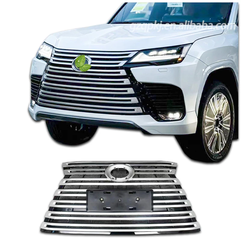 

for 22-24 Lexus LX600 silver front grille LX600 low-profile high-profile front bumper grille