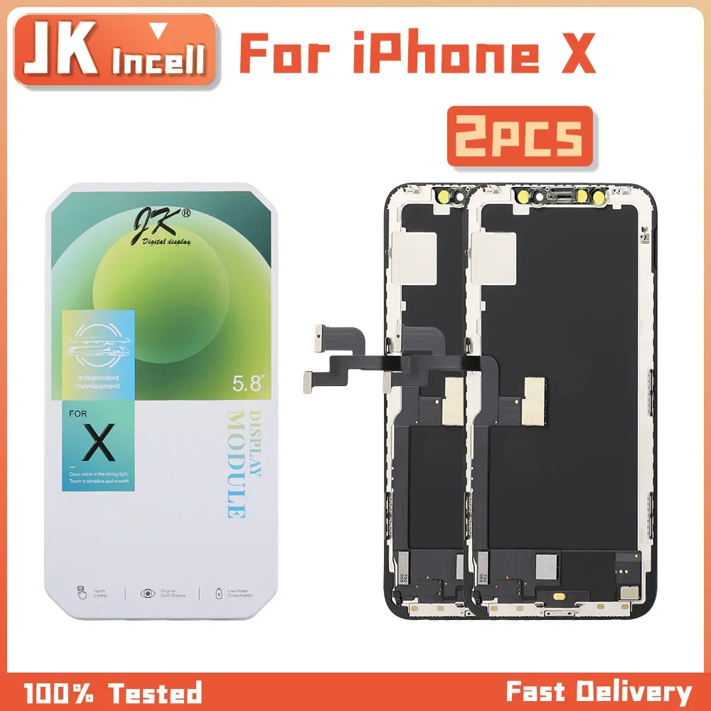 2 Stück JK Incell LCD für iPhone 17 X XR XS MAX 11 12 12 Pro MAX 13 14 LCD-Display für iPhone 13 14 Plus 15 Pro MAX 16 LCD-Bildschirm – Detail 10