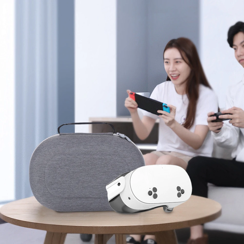 Hard Carrying Case Shockproof Travel Storage Bag Anti-fall Hard Travel Storage Case for Meta Quest 3S VR Headset and Accessories