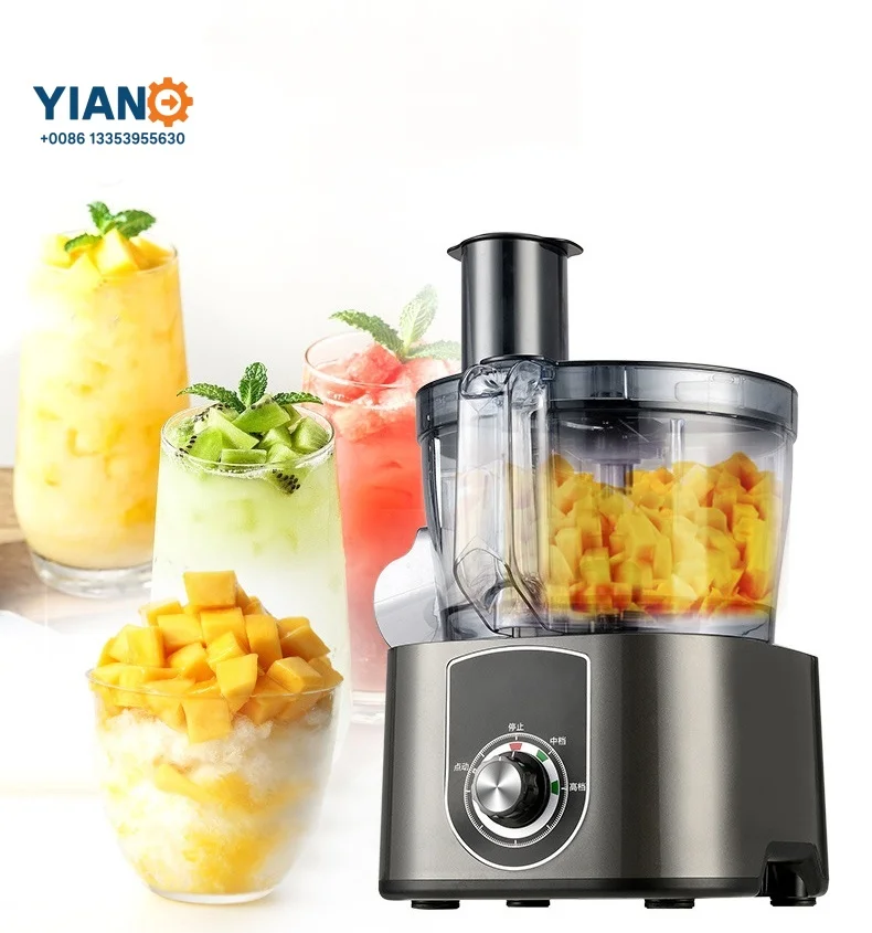HYR Commercial Electric Food Processor Vegetable Dicing Granular Cube Cutting Machine For Carrots Potatoes Fruit-friendly Motor