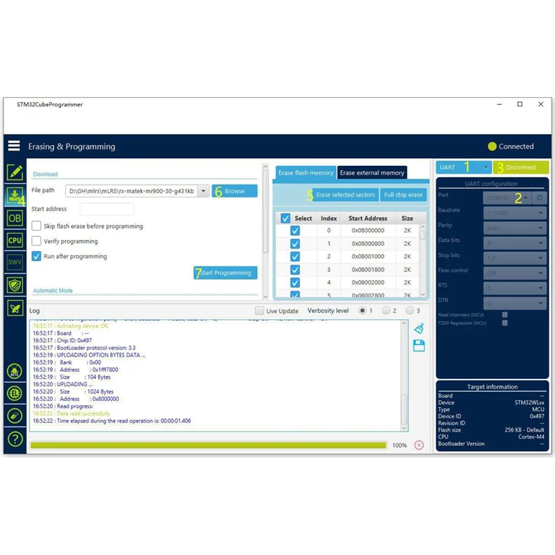 ตัวรับสัญญาณ Mavlink 900Mhz -9Dbm ถึง 22Dbm กําลัง RF พร้อม TCXO สําหรับรุ่น FPV RC ระยะไกล