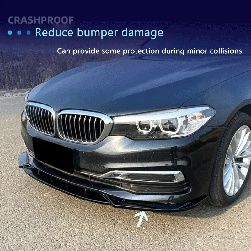 Suitable for BMW 5 Series g30g31 525i 530i 2017-20 Luxury Edition front shovel front lip modification parts