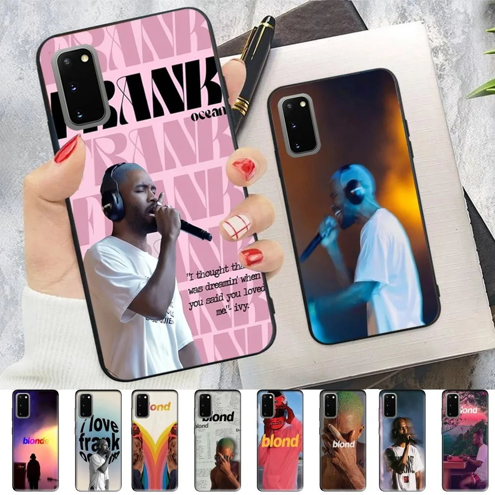 Singer F-Frank B-Blond O-Oceans Phone Case For Samsung S 9 10 20 21 22 23 30 23 24 Plus Lite Ultra FE S10lite Fundas