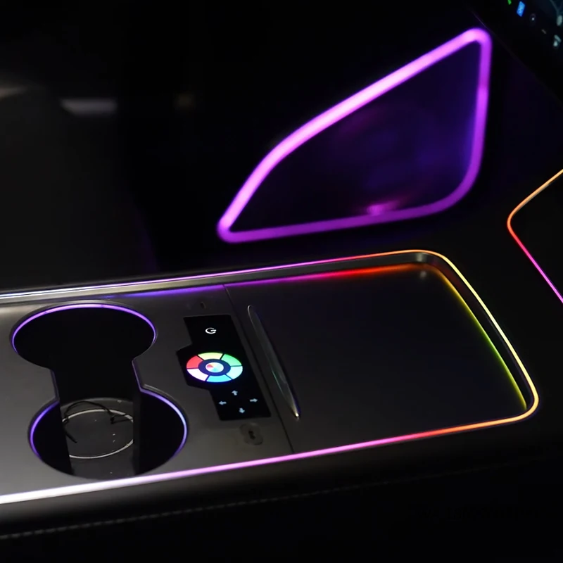 

Premium Car Interior Ambient Lights for 3 / Y APP Remote Control Dream Color Atmosphere Lamp