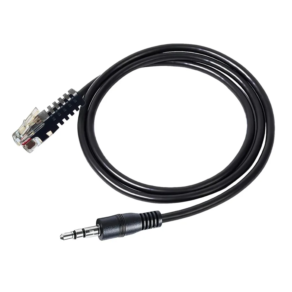 

For Fanatec Handbrake 3.5mm Stereo Jack to RJ12 Cable Compatible with Connecting Clubsport Wheel Bases/Racing Wheels