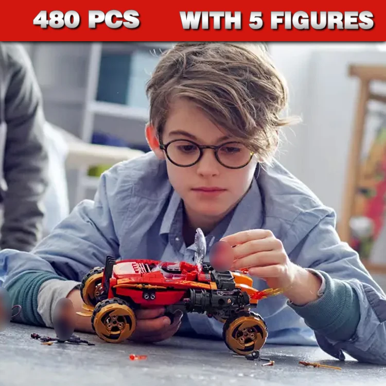 

487pcs Fire Fang Snake Armor Shield Destroyer Scimitar 11331 Building Blocks Children Sets Compatible With Model