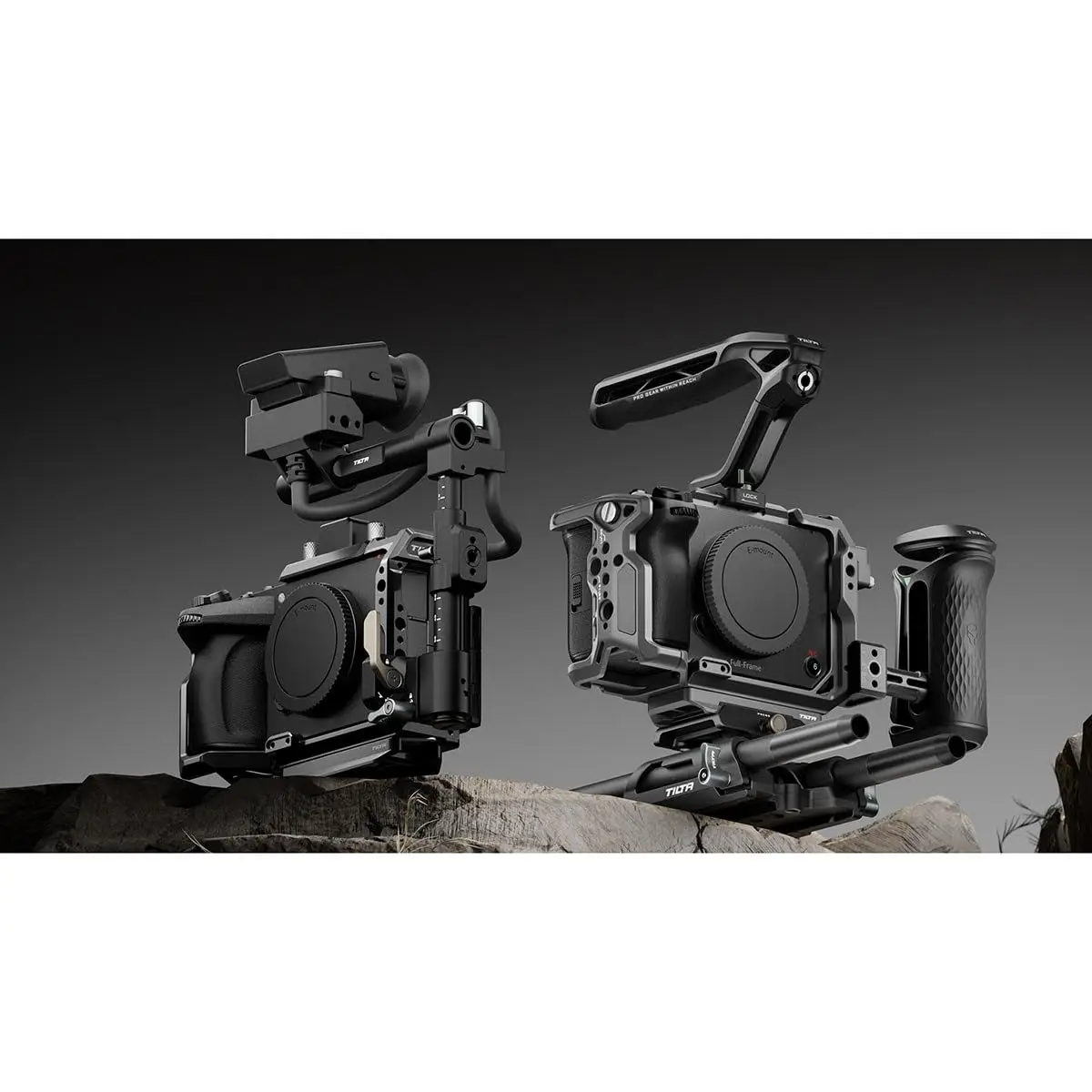 Tilta Camera Cage for Sony FX5 Power Kit | V-Mount ARCA, 60W PD USB-C, P-Tap & 2-pin, 180° swivel, strap slots