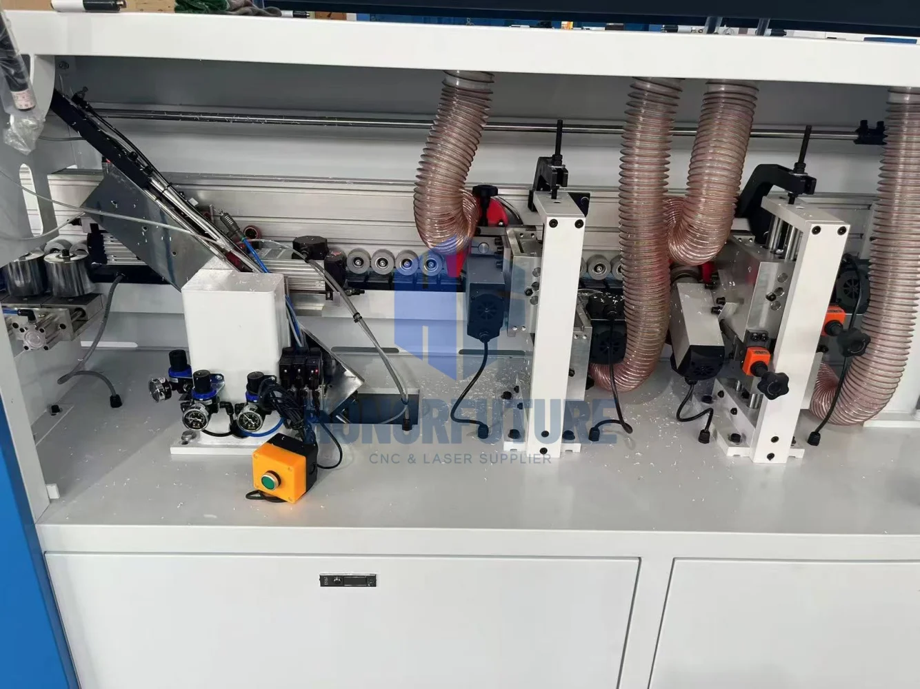 Automatic Edge Banding Machine 7 Functions MDF PVC Round Corner Edge Banding Machine for Furniture