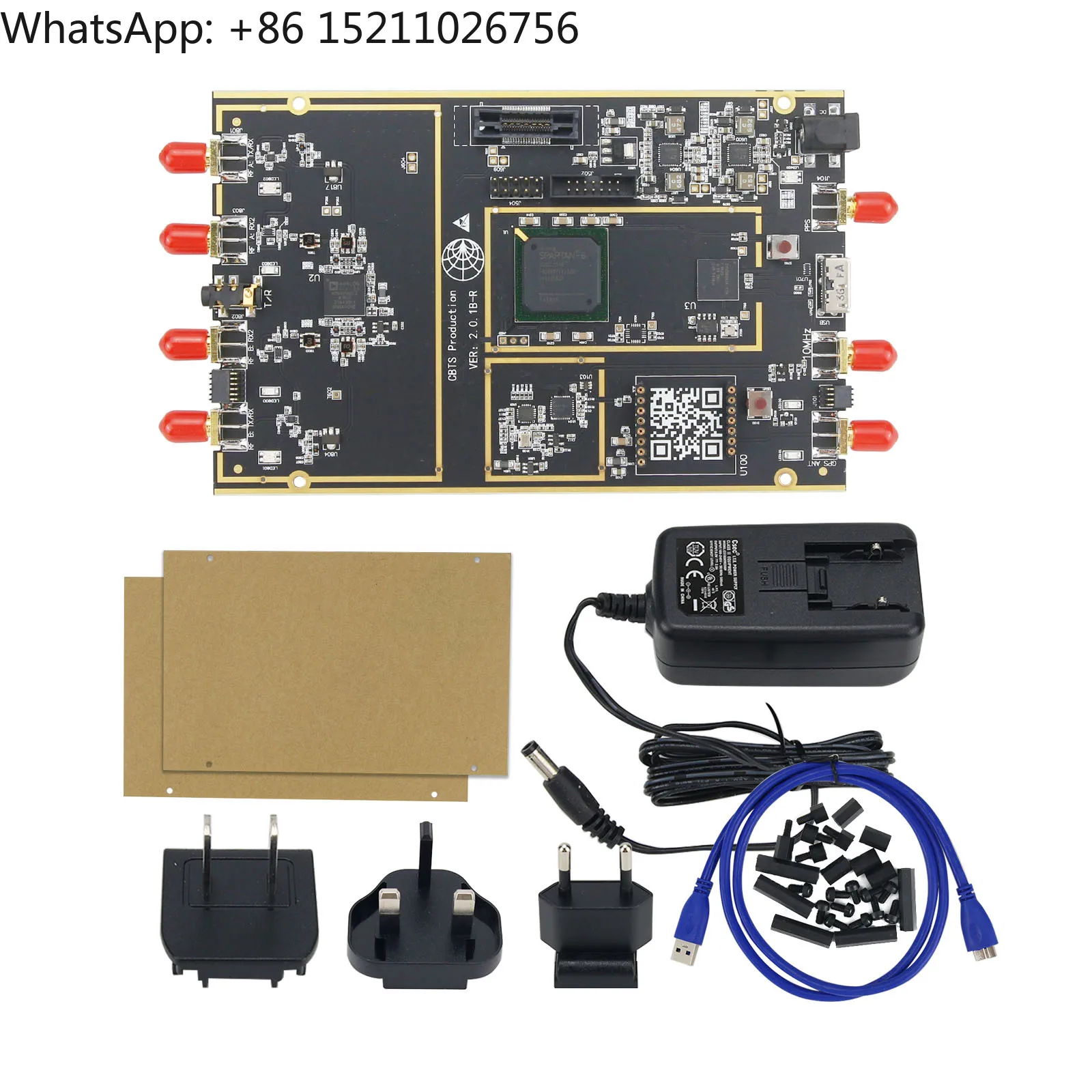 HAMGEEK New USRP B210 70MHz-6GHz USB3.0 SDR Software Defined Radio AD9361 with ETTUS Compatible with USRP UHD B2XX Driver