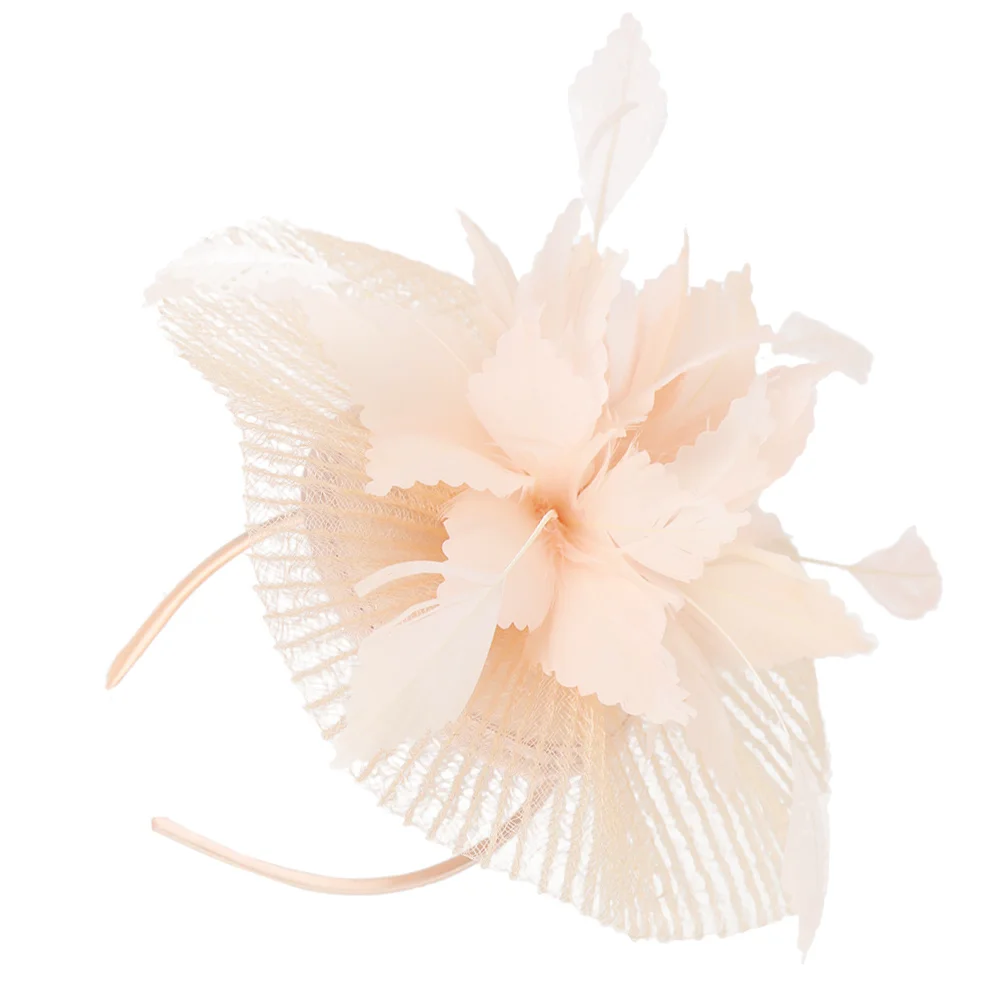 

Fascinator Hats Women Durable Mesh Plumage Wedding Party Photo Props Tea Hats Veil Headband Tops Hat Headband Wedding Tops Hat