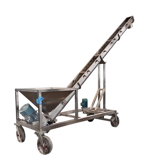 Stainless Steel U Type Screw Auger Conveyor for Cement Powder Granular Material Conveying
