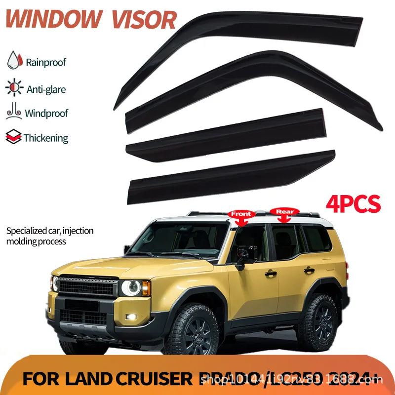 

Suitable for Toyota Prado rain or shine shield Land Cruiser Prado J250 2024Window visor
