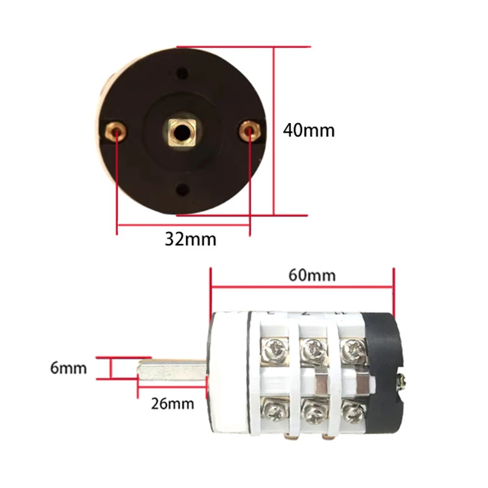 

20A Motor Switch with Forward Reverse Function and Turn Table for 220V 380V Tire Changer Used in Car Maintenance