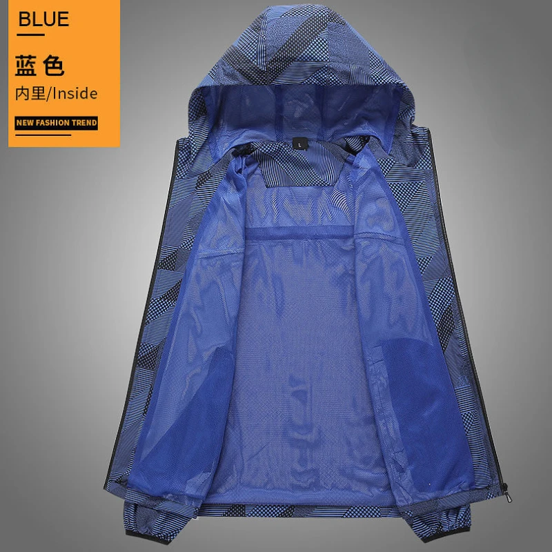 Xiaomi Men‘s Waterproof Hiking Jacket Outdoor Sport Camping Rain Jackets Women Sun UV Protection Clothes Quick Drying Clothing