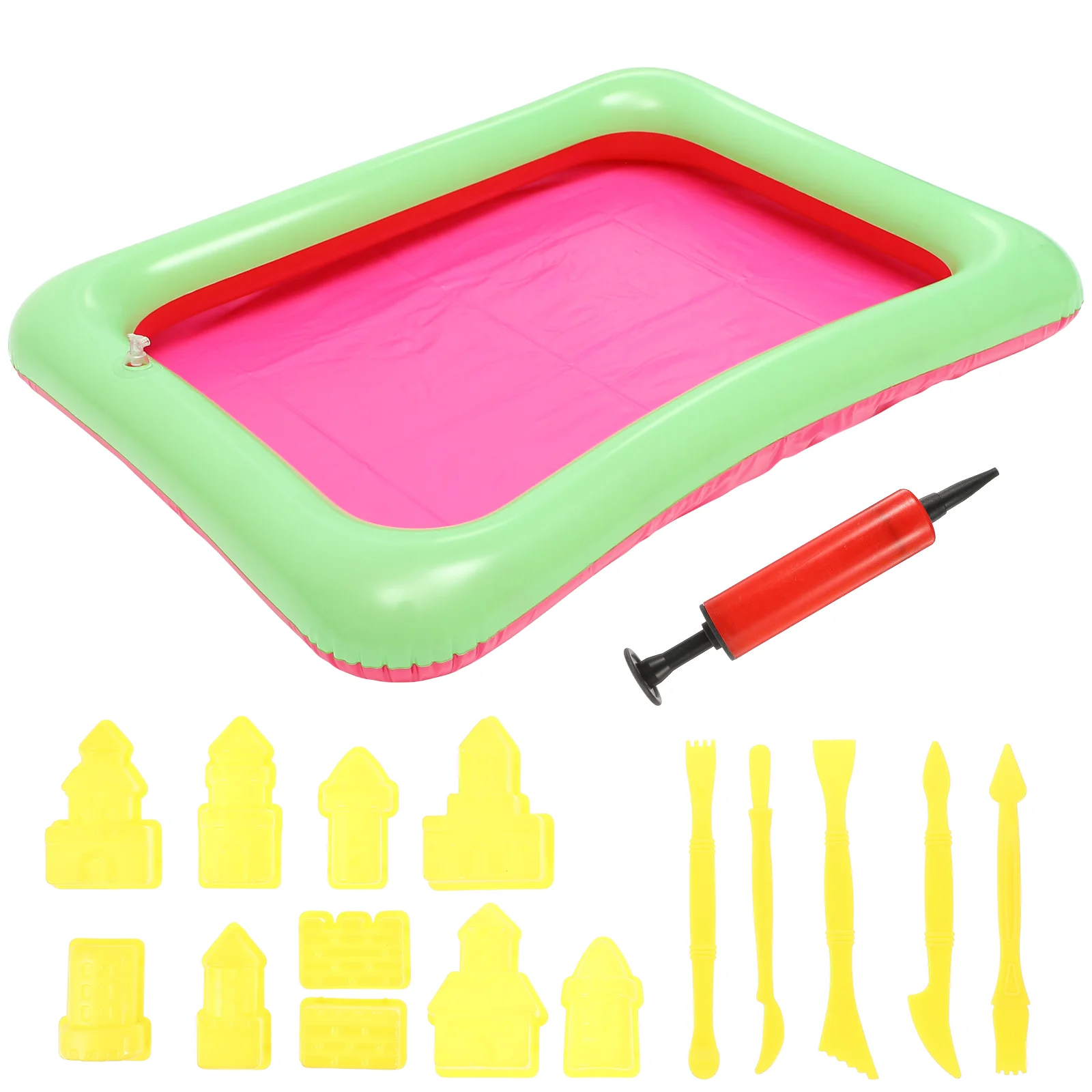 

17 Pcs Sand Mold Beach Toys Playingthings Children's Educational Molds Plastic Tray Creative