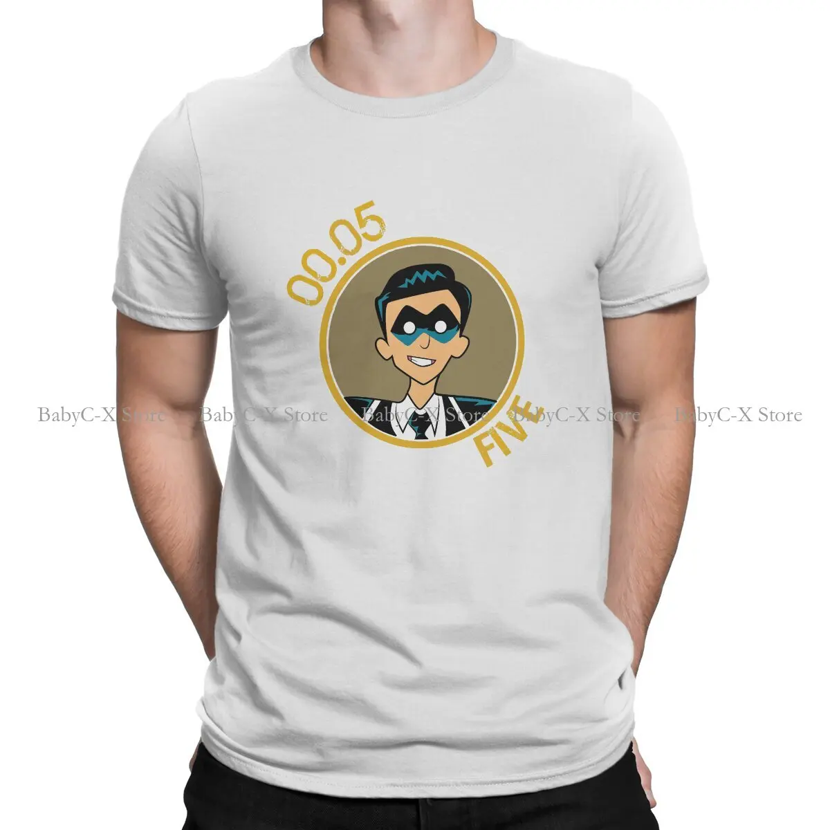 FIVE CARTOON O Neck TShirt The Umbrella Academy Reginald Hargreeves Luther Polyester Classic T Shirt Men Clothes New Design