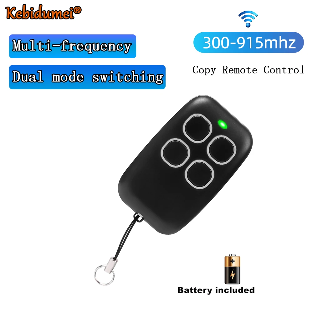 300mhz-915mhz multi-frequência clone remoto multifunction código fixo cópia de controle remoto duplo-modo de comutação 4-key rf remoto