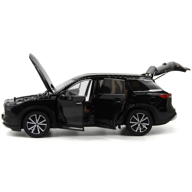 1:18 Scale Infiniti QX60 2022 Diecast Miniature Metal Car Model Adult Alloy Diecast Miniature Simulation Vehicles Toy Collection