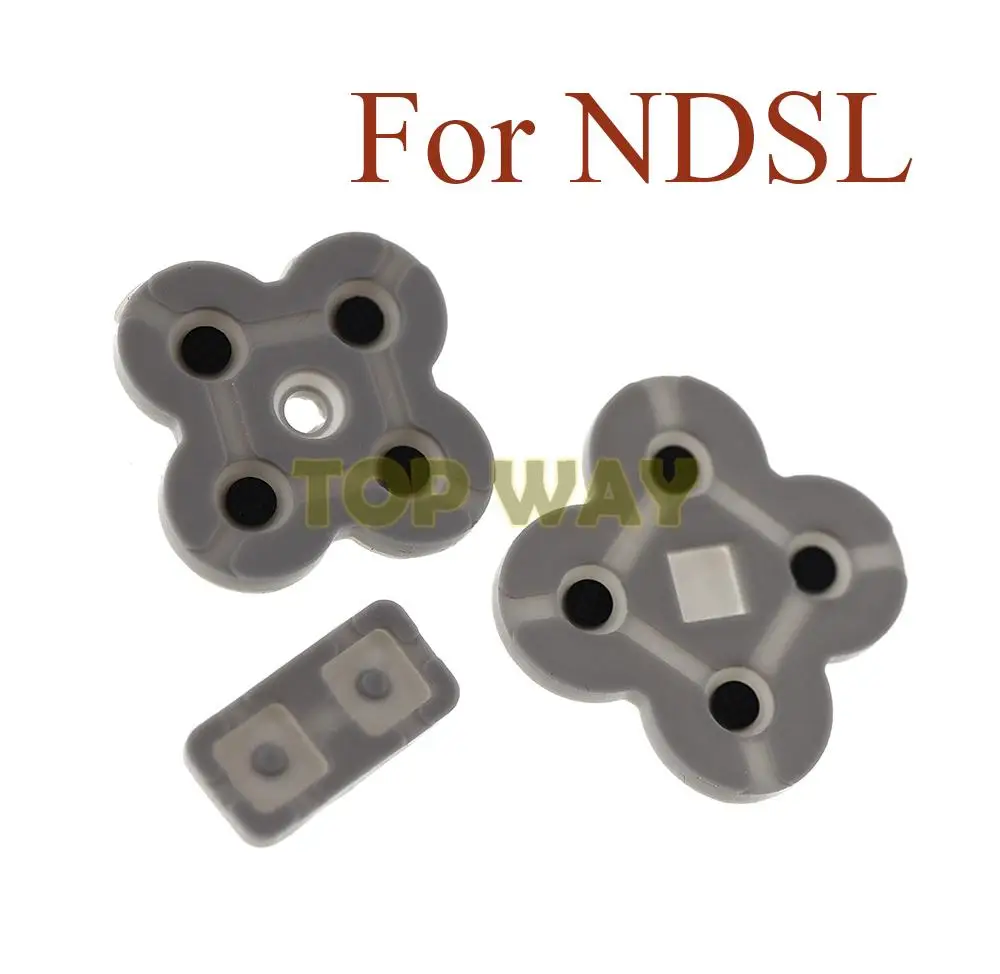 

200sets For DS Lite Conductive Rubber Button Pad Set Replacement Part For NDSL DSL Silicon Buttons