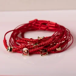 Twelve Constellations Cute Pendant Bracelet Hand-Wowen Bracelets Bangles For women Wholesale #XN001