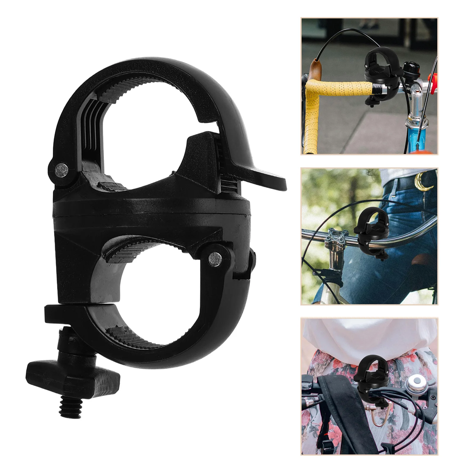 

2Pcs Universal Bicycle Light Mount Bracket Flashlight Holder Quick Release Handlebar Bike Light Mount for Safe Night Riding