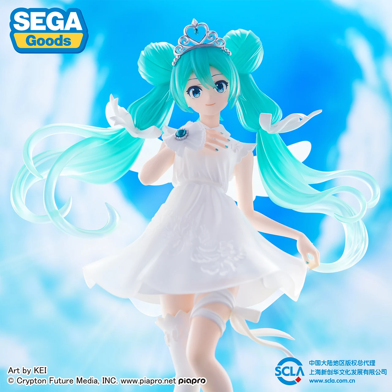 24CM SEGA Anime Hatsune Miku Figures Anime Action Collection Model Toys Miku 15th Anniversary KEI Model Kids Xmas Gifts