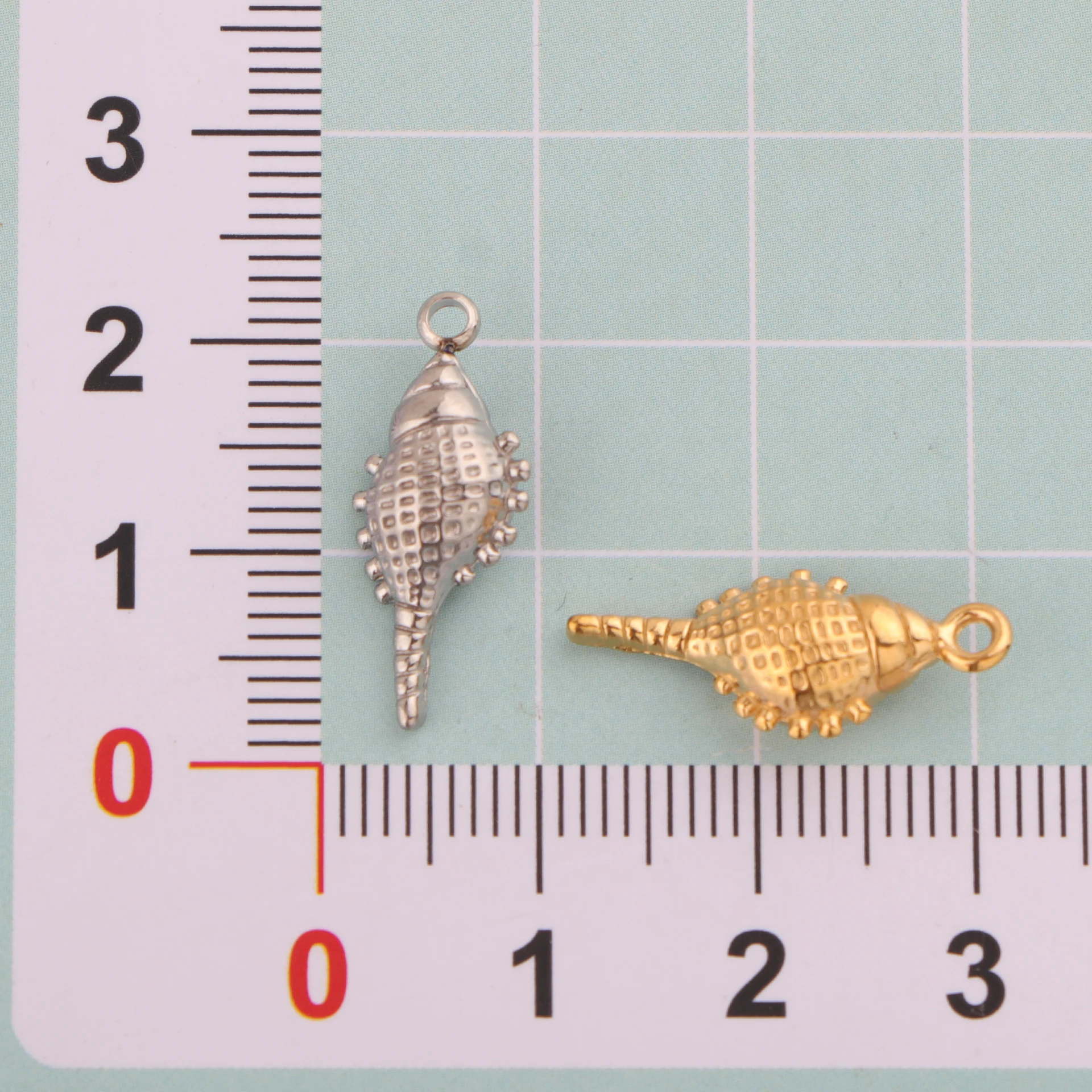 20 قطعة/الوحدة الفولاذ المقاوم للصدأ محارة سحر قلادة ل عقد دي اي واي القرط سوار صنع المجوهرات اكسسوارات بالجملة