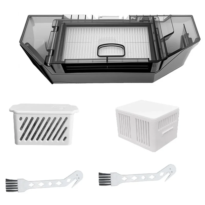 B06B-For Roborock G20S Ultra Saros 10R Robot Vacuum Cleaner Silver Ions Deodorizing Particles Replacement Dust Box Brush