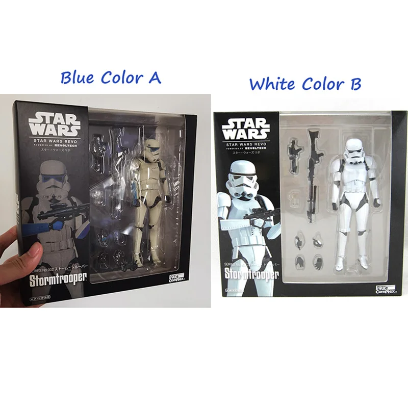 Disney Star Wars Revo Stormtrooper Action Figure Poppen Toy Collection Gewrichten Beweegbare Decoratie Mando Figuur Poppen Speelgoed Geschenken