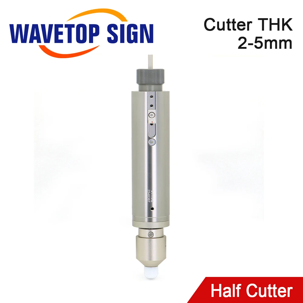 WaveTopSign CNC Half Cutter Head Holder Cutter THK 5mm Vibrating Knife Head for Soft Glass PP Paper Blanket and Car Sticker