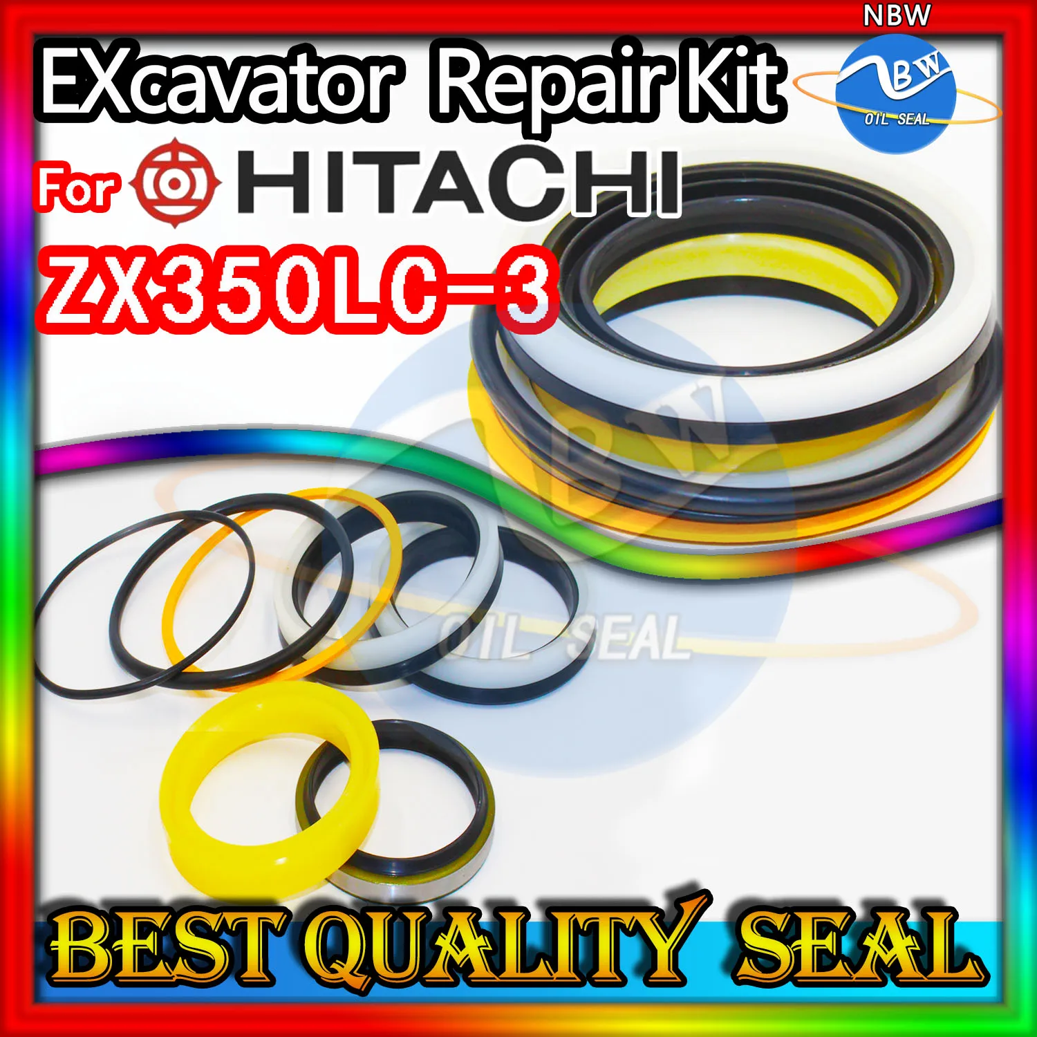 

For HITACHI ZX350LC-3 Excavator Oil Seal Kit High Quality Repair Hit ZX350LC3 Control Pilot Valve Blade TRAVEL MOTOR Joystick