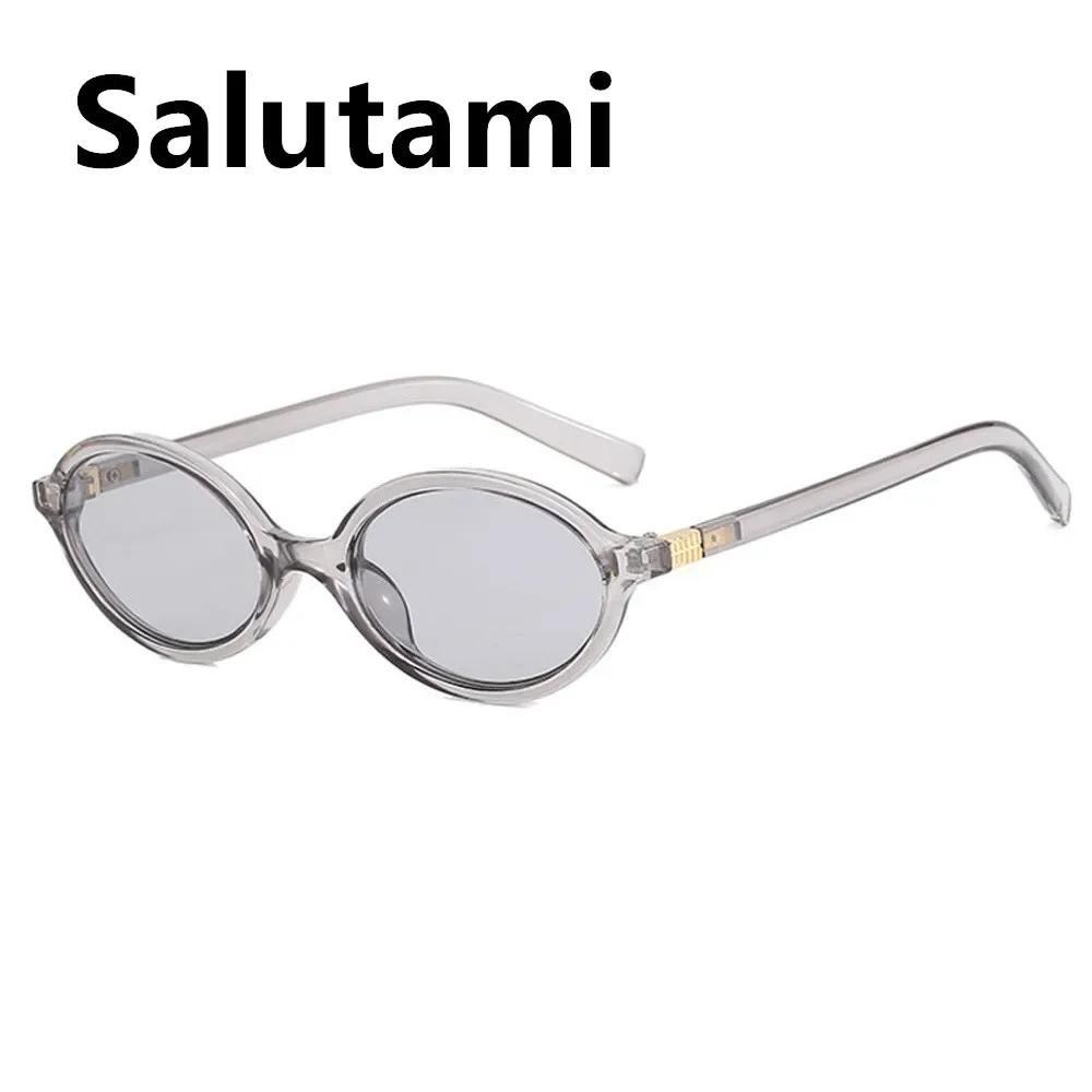 Vintage Kleine Ovale Luipaard Zwarte Zonnebril voor Vrouwen Nieuwe Mode Merk Gradiënt Elegante Y2K Zonnebril Dames Hip Hop Shades
