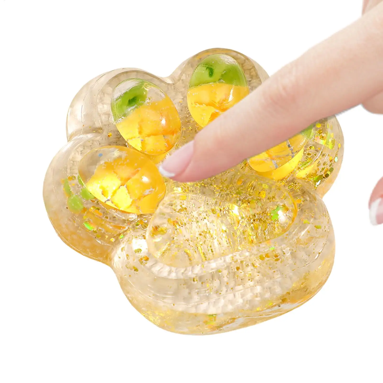 ของเล่นบีบมือแมวน่ารักบีบของเล่นแมวนุ่มเหนียวบีบบีบของเล่นสำหรับบรรเทาความเครียดของเล่นประสาทสัมผัส