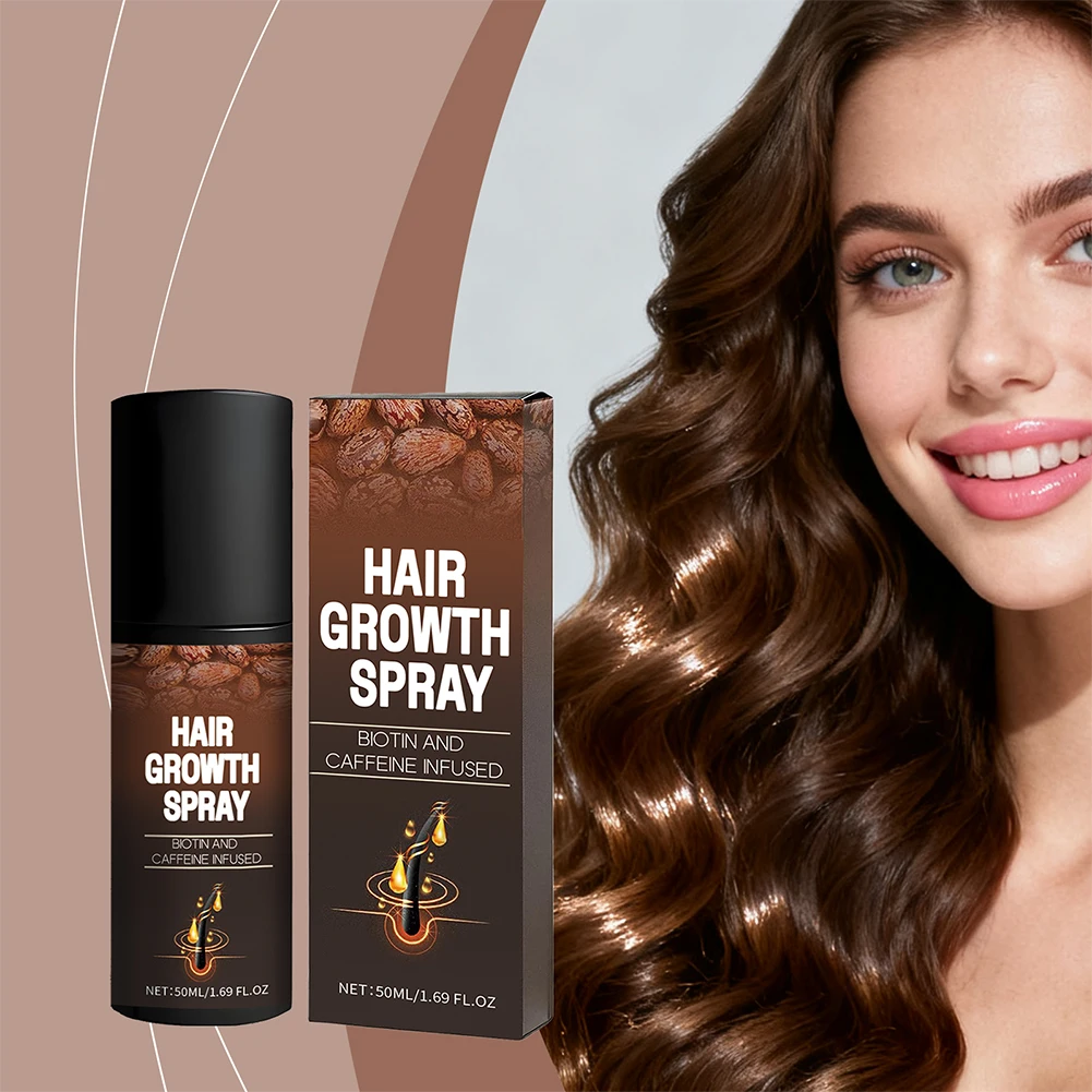 

Biotins Caffeine Infused Hair Growth Spray Hair Loss Prevention Treatments Hair Growth Moisturizing Spray Hair Care Product
