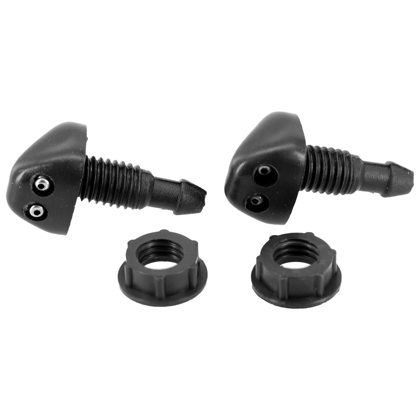 

Fine Workmanship Outstanding Performance 2 Pcs Washer Nozzles ABS Plastic Useful Practical Anti-corrosion High Efficiency