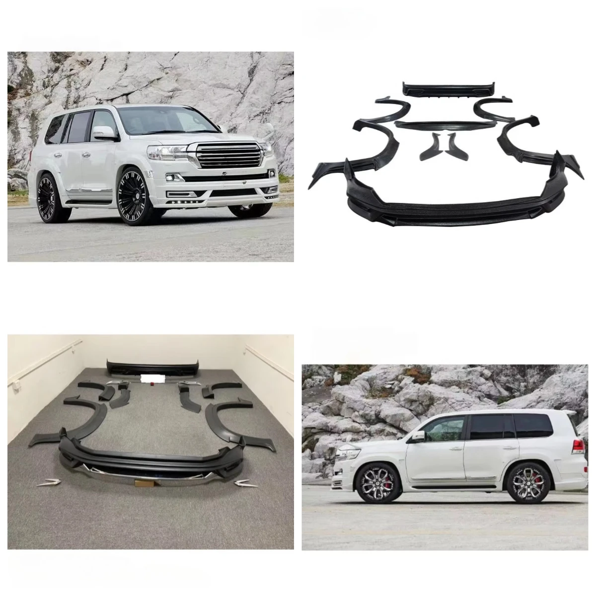 

Car Accessories Prado High Quality Auto Parts Bumper For Prado FJ150 2018 2019 2020 WALD Body Kit